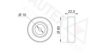 RENAU 7700860883 Deflection/Guide Pulley, v-ribbed belt